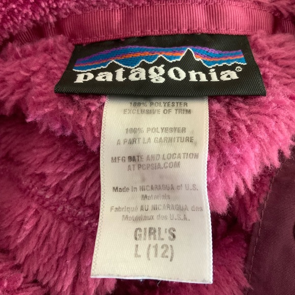 Patagonia Re-Tool Snap-T Fleece Pullover Girls (12) - Picture 8 of 10